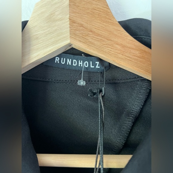 Rundholz Asymmetrical Architectural Button Front Wool Blend Avant Garde Jacket - Picture 4 of 15